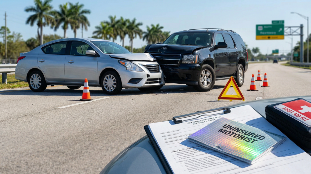 What Happens If the At-Fault Driver is Uninsured in Florida After an Accident?