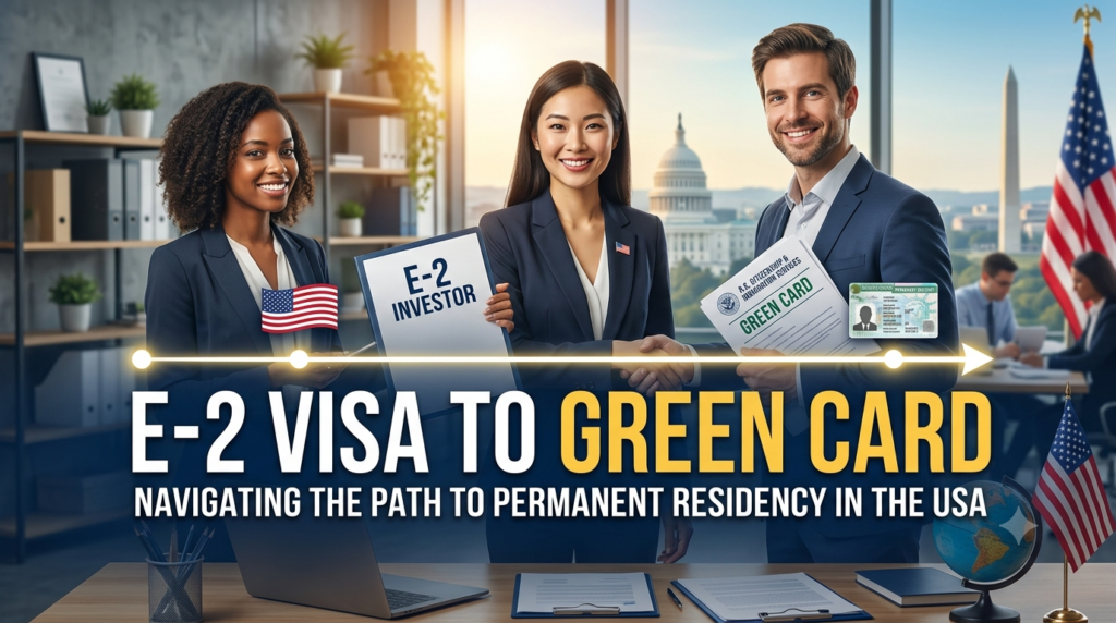 Can You Go From an E-2 Visa to Green Card Status in the U.S.?